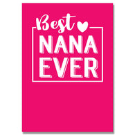 Best Nana Ever Card